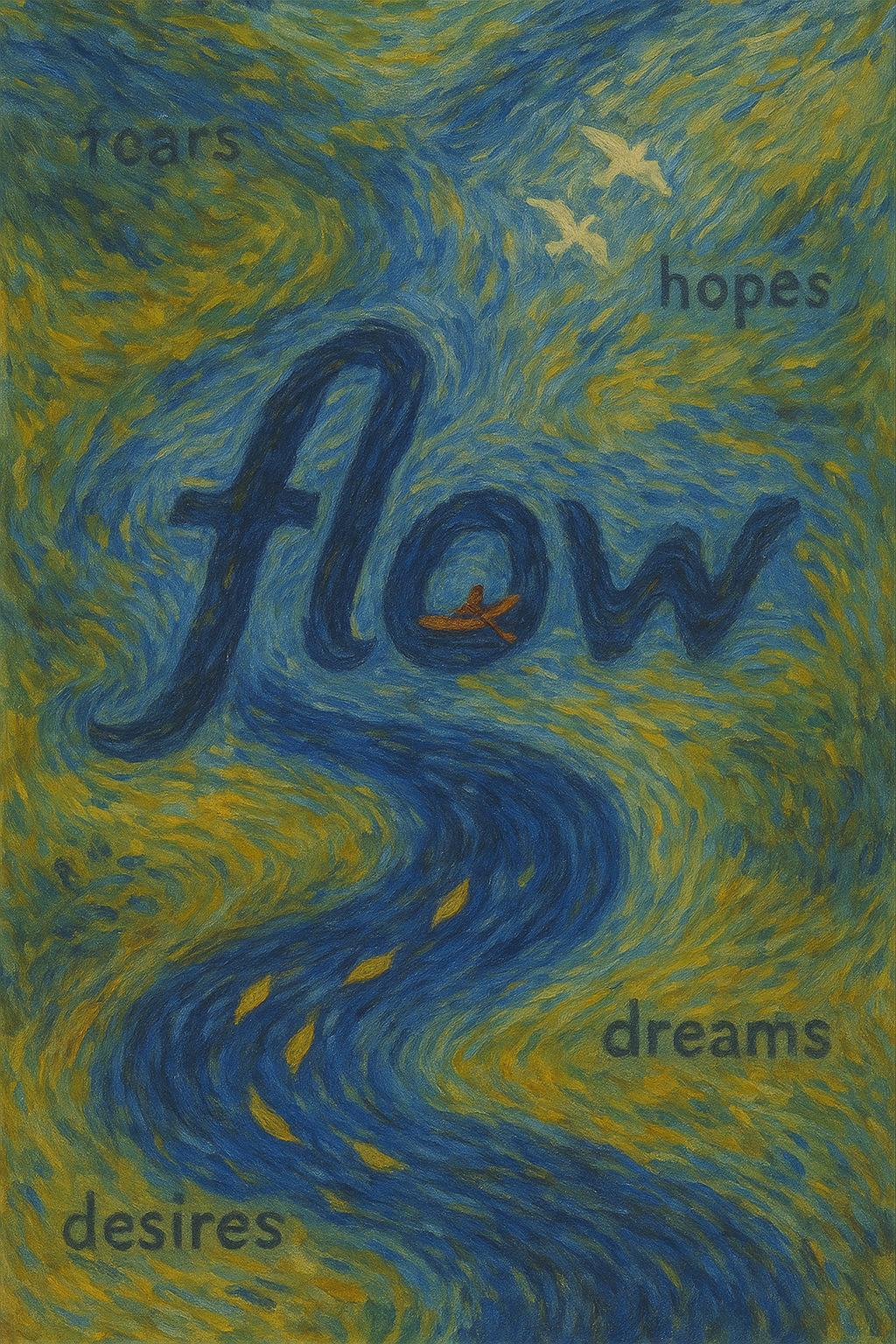 The Flow of Life – visualised by an LLM.